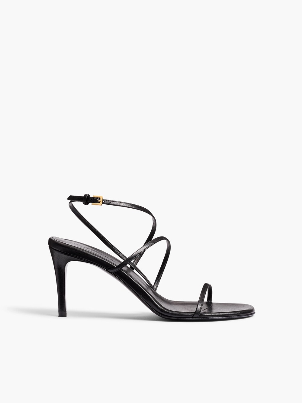 KHAITE Black Loop Sandal 36.5 (Authentic)